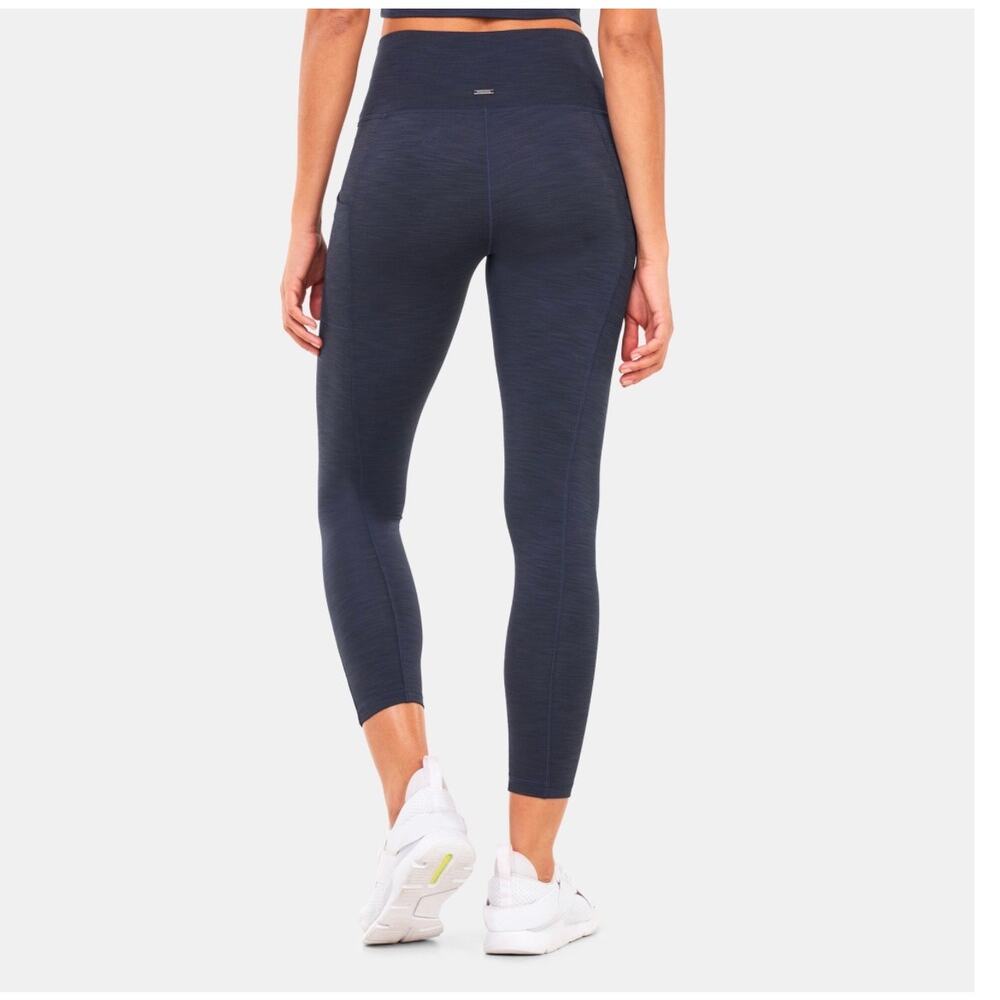 PrAna Becksa Heathered Navy Blue Leggings Women's Size XL - Picture 2 of 8